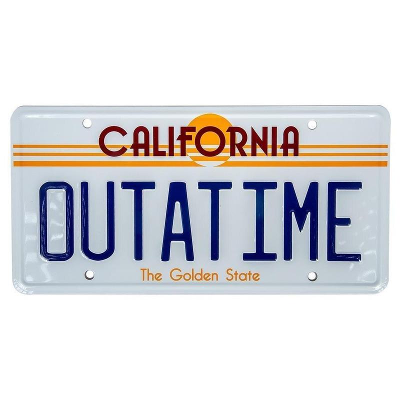 Back To The Future OUTATIME License Plate