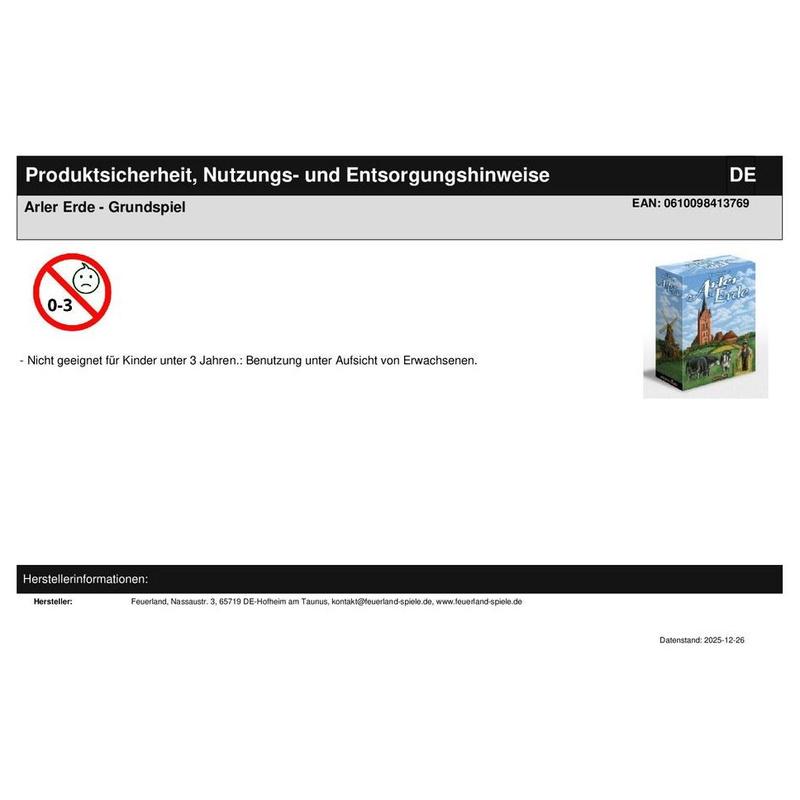 Arler Erde - Grundspiel