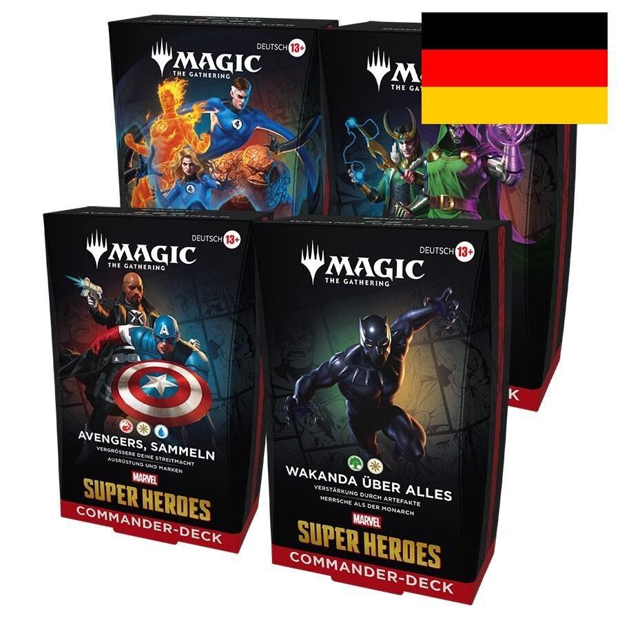 MTG - Marvel Super Heroes: Commander Deck Display (4) DE