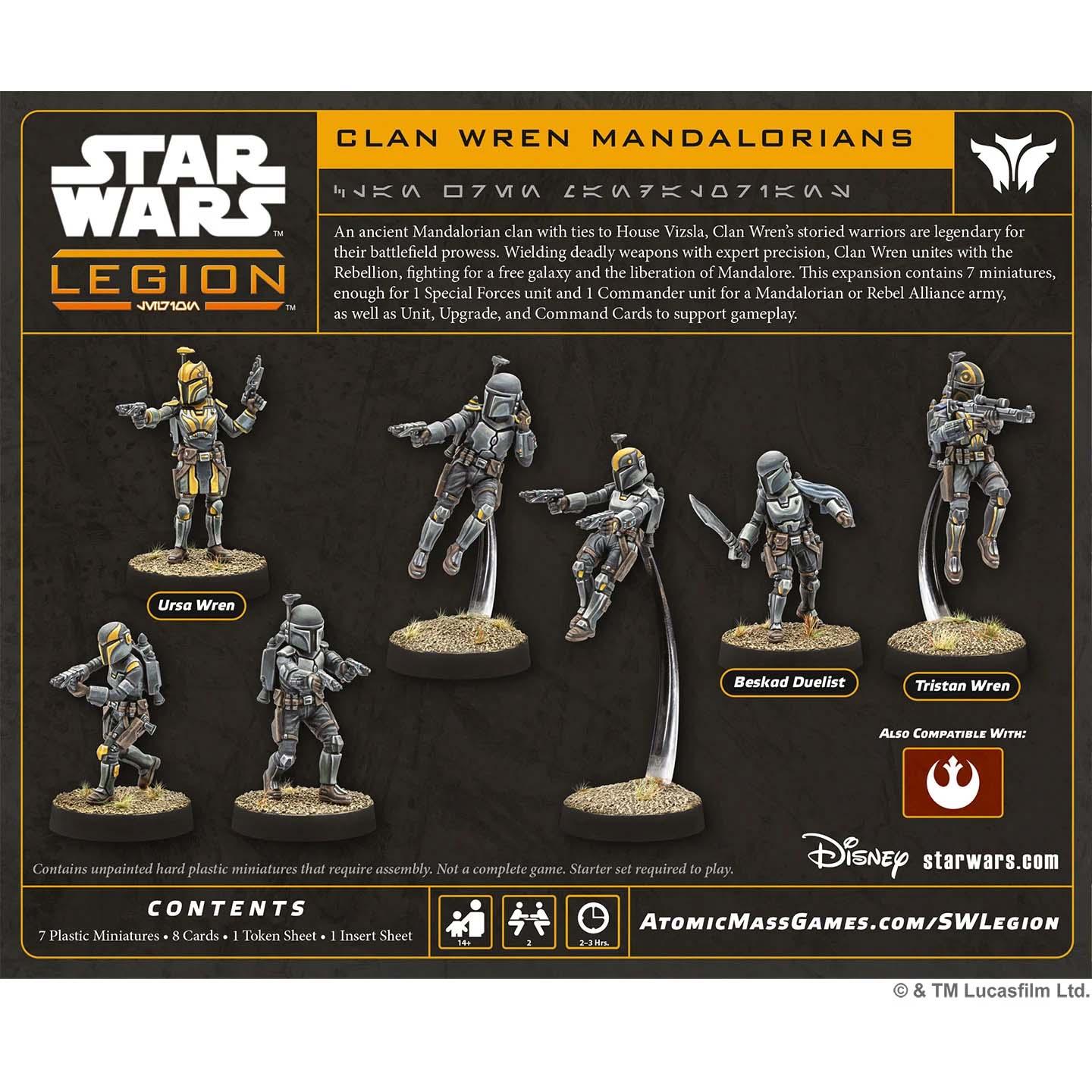 Star Wars Legion - Clan Wren Mandalorians