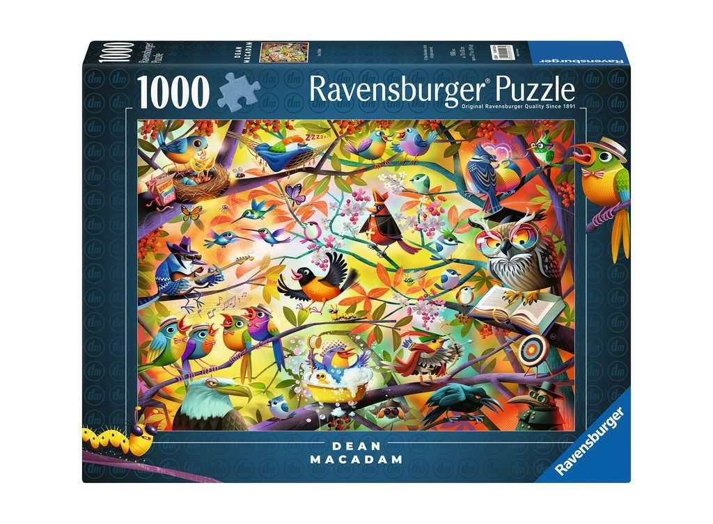 Erwachsenenpuzzle 1000 Teile - Dean MacAdam: Fleißige Vögelchen