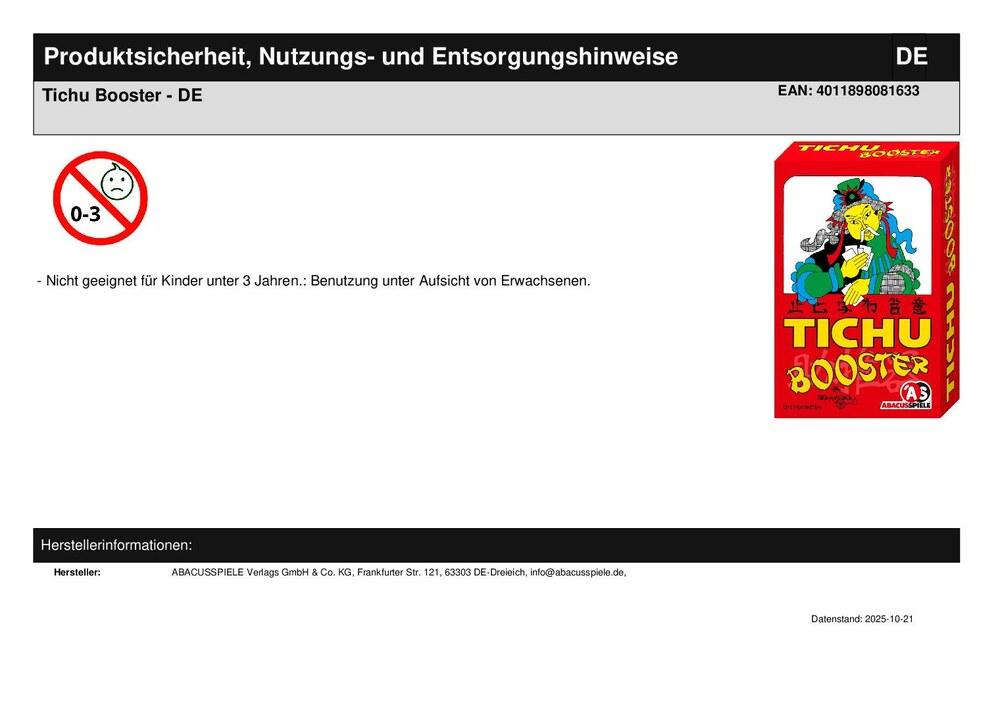 Tichu Booster - DE