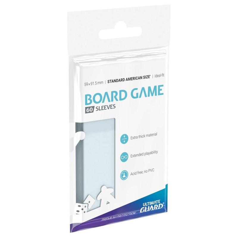 Premium Sleeves for Board Game Cards Standard American (60)