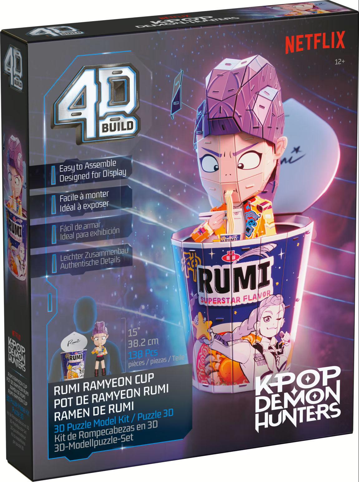 4D Build - K-Pop Demon Hunt - Rami Ramen-Becher