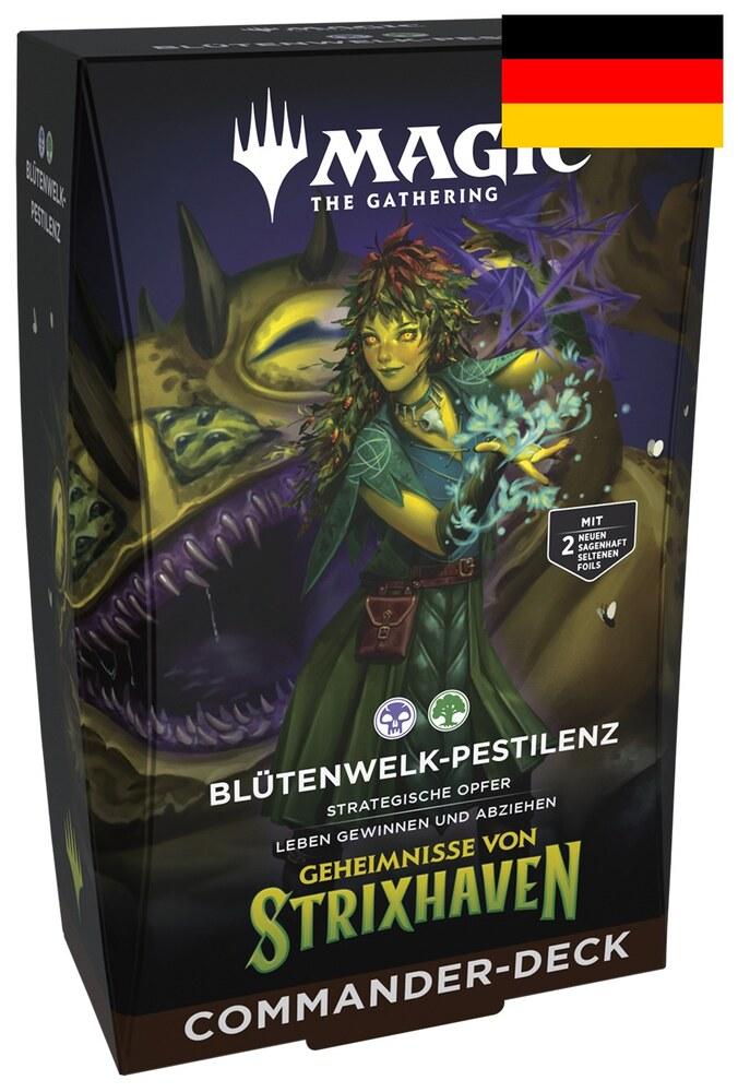 MTG - Geheimnisse von Strixhaven: Commander - Blütenwelk-Pestilenz Deck DE