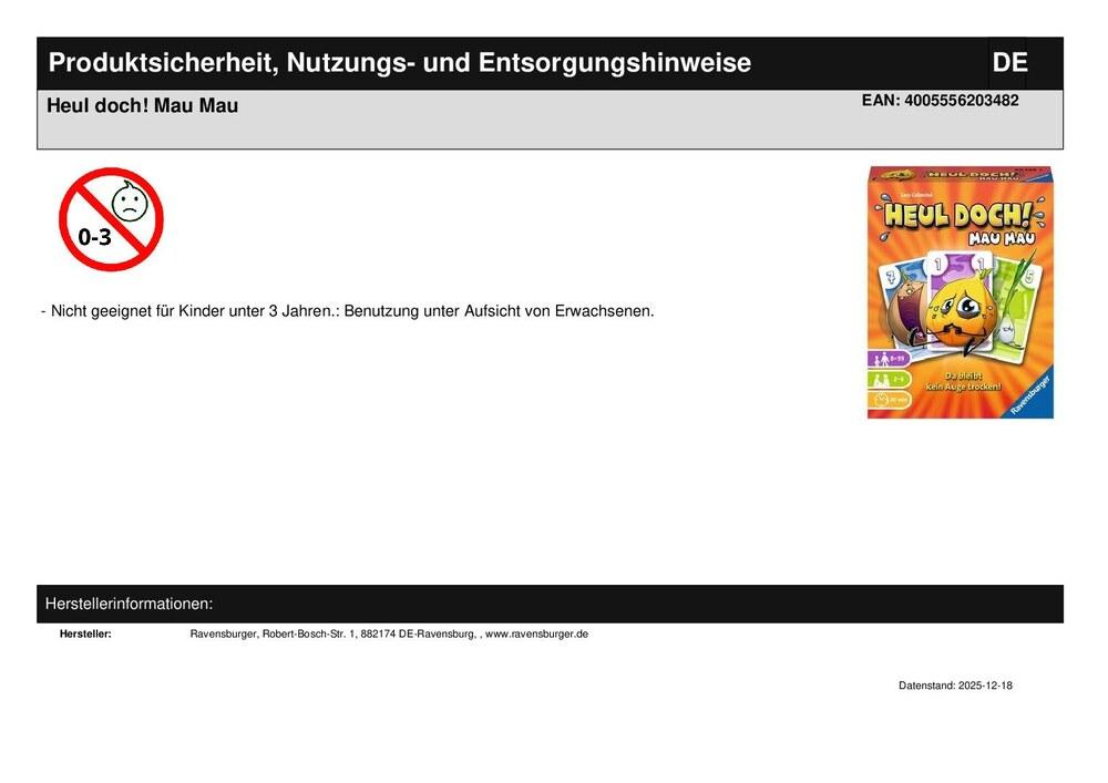 Heul doch! Mau Mau