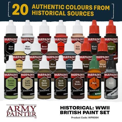 Warpaints Fanatic Historical: WWII British Paint Set