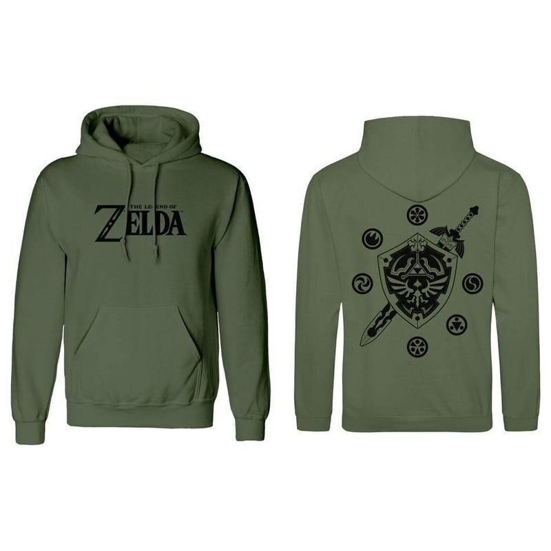 The Legend of Zelda Kapuzenpullover Logo And Shield XL