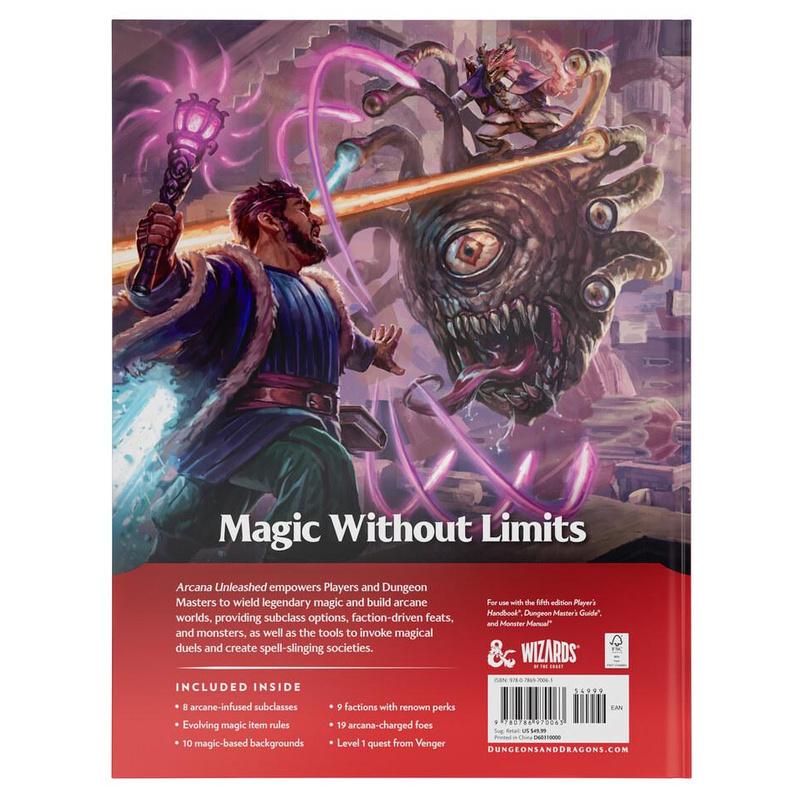 Dungeons & Dragons - Arcana Unleashed - Gameplay Expansion Book (HC) EN