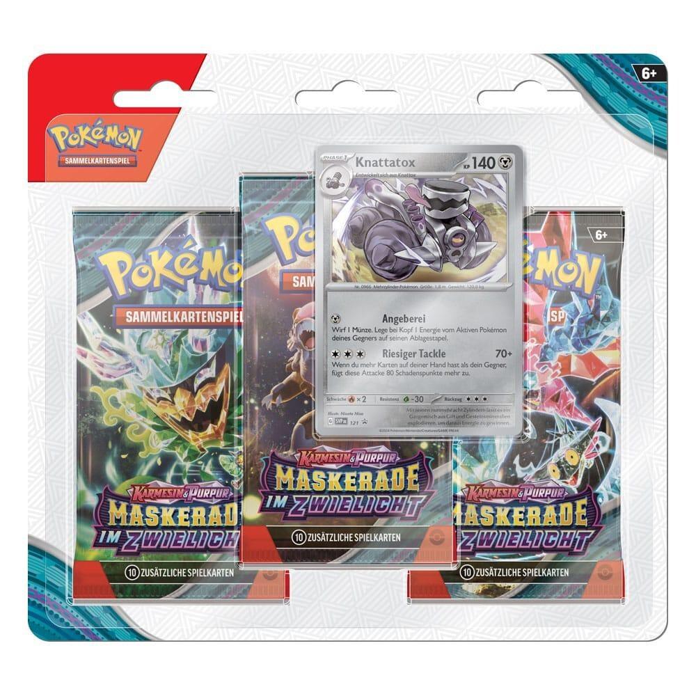 Pokemon KP06 3-Pack Blister Knattox DE