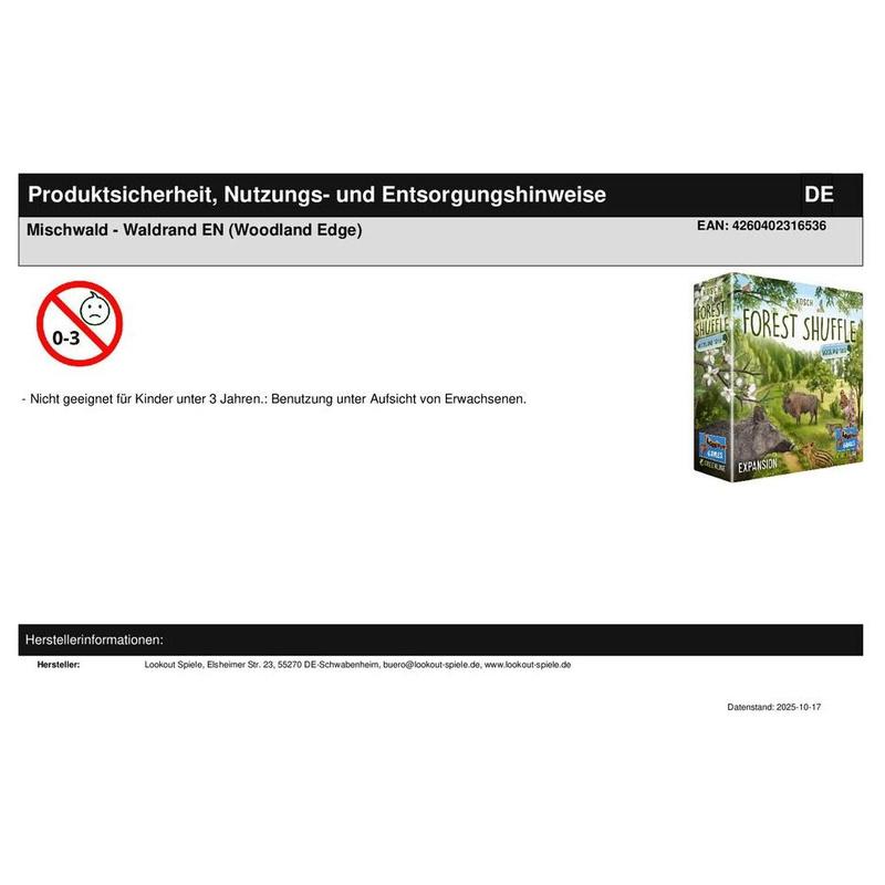 Forest Shuffle  -Woodland Edge EN