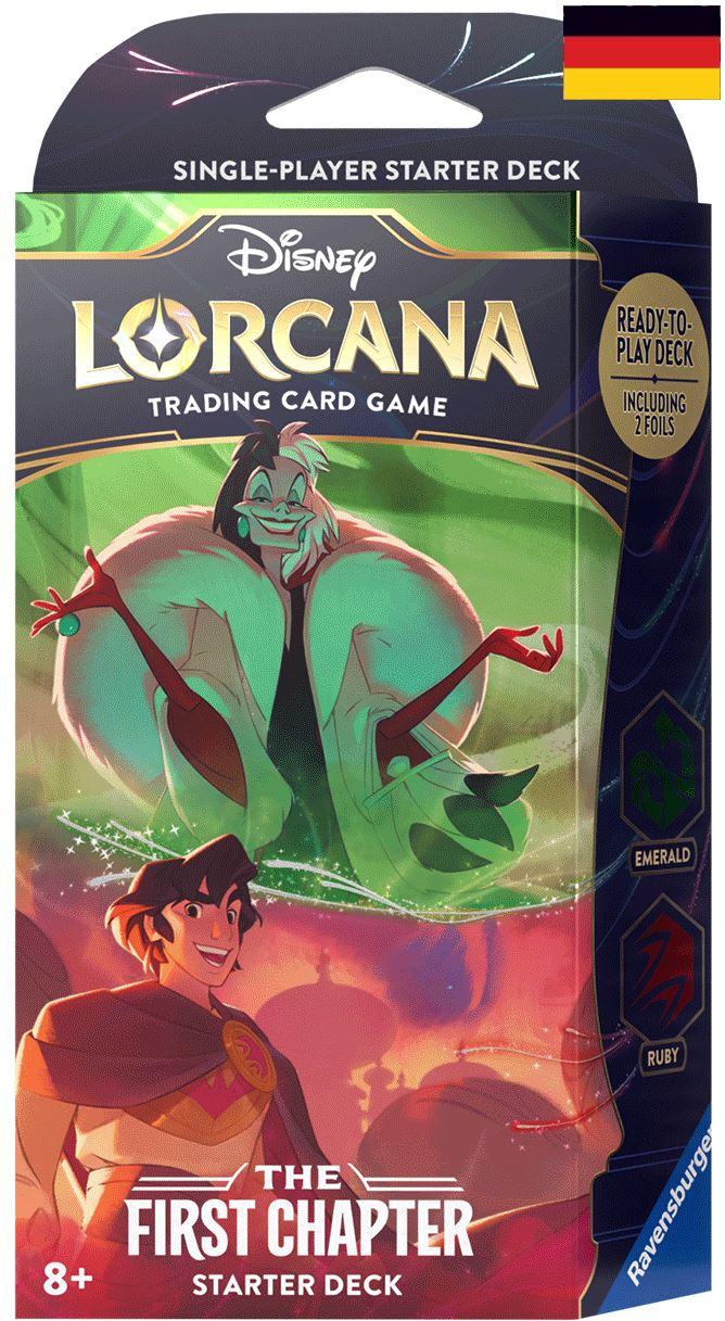 Disney Lorcana - Kapitel 1: Starter Deck Cruella de Vil / Aladdin DE