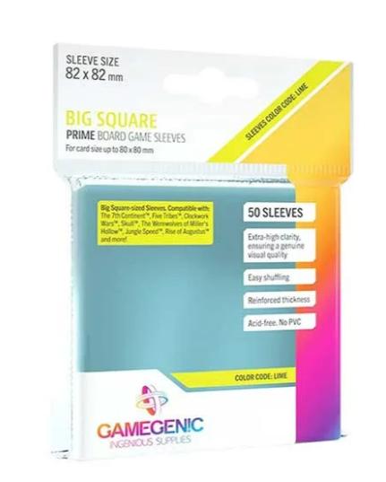 Gamegenic - PRIME Big Square-sized Sleeves - 82 x 82 mm