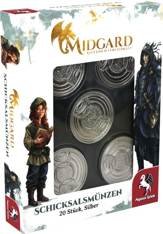 Midgard - Legenden von Damatu: Schicksalsmünzen (20er Set, silber)
