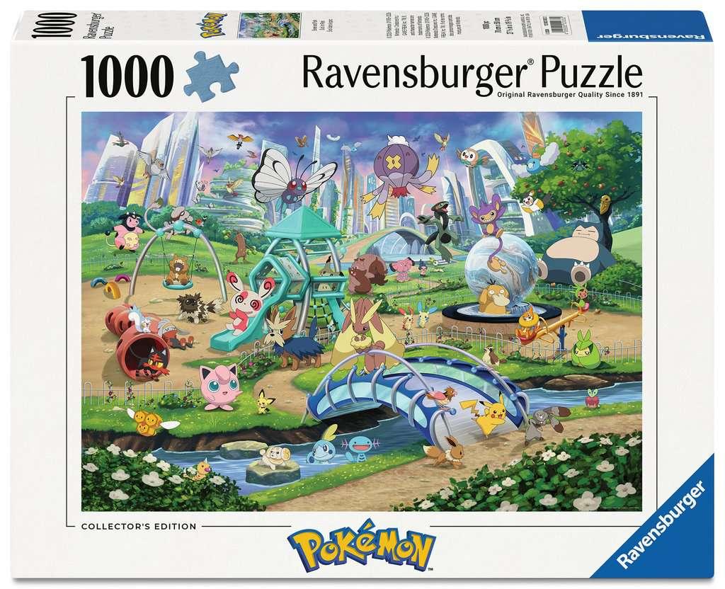 Erwachsenenpuzzle 1000 Teile - Pokémon - Eevee and Park