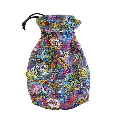 Q Workshop - Full Art Dice Pouch: Graffiti