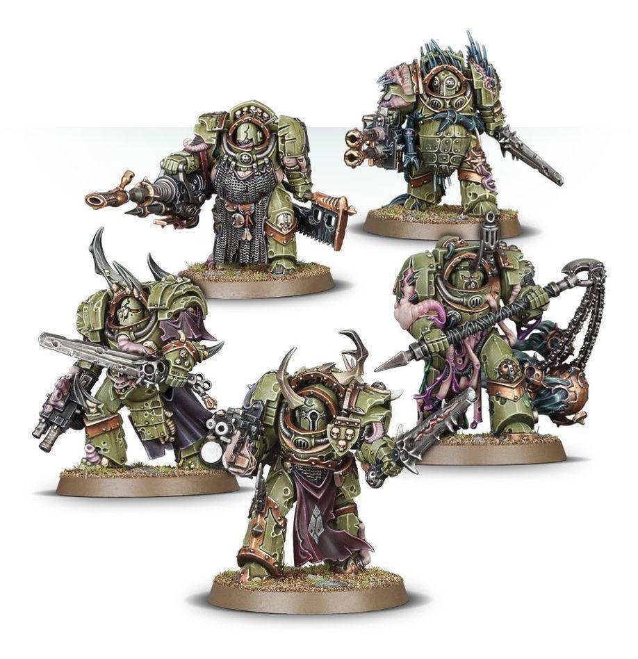 Death Guard Blightlord Terminators / Pestgarde Terminatoren (43-51)