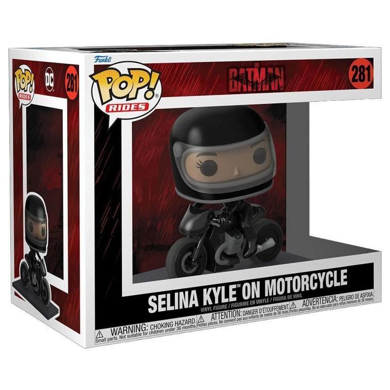 Funko POP Ride DLX: The Batman - Selina on Motorcycle