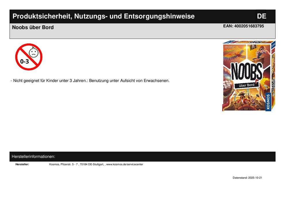 Noobs über Bord