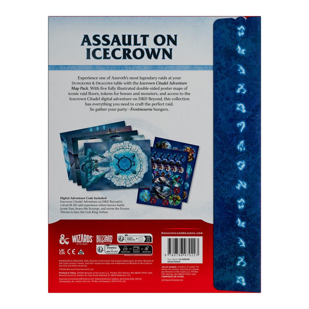 Dungeons & Dragons: World of Warcraft - Icecrown Citadel Adventure Map Pack EN