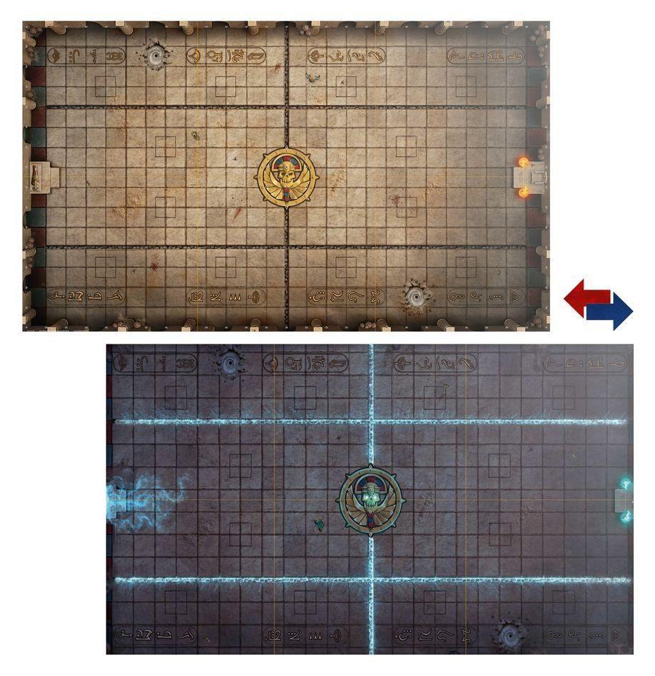 B/Bowl: Tomb Kings Team Pitch & Dugouts (202-60)