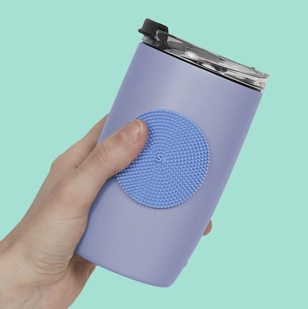 Slabs. - Circle Static Blue