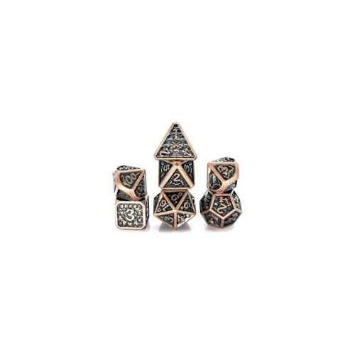 Würfelset Metall: Scale Copper (7)
