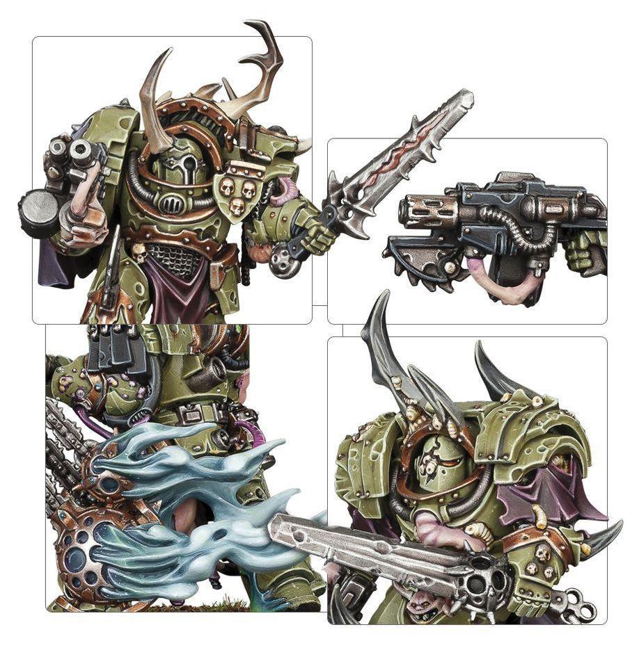 Death Guard Blightlord Terminators / Pestgarde Terminatoren (43-51)