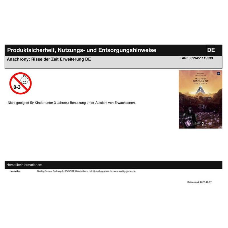 Anachrony: Risse der Zeit Erweiterung DE