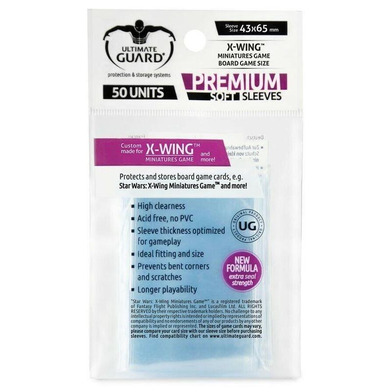 Premium Sleeves for X-Wing Miniatures Game (50)