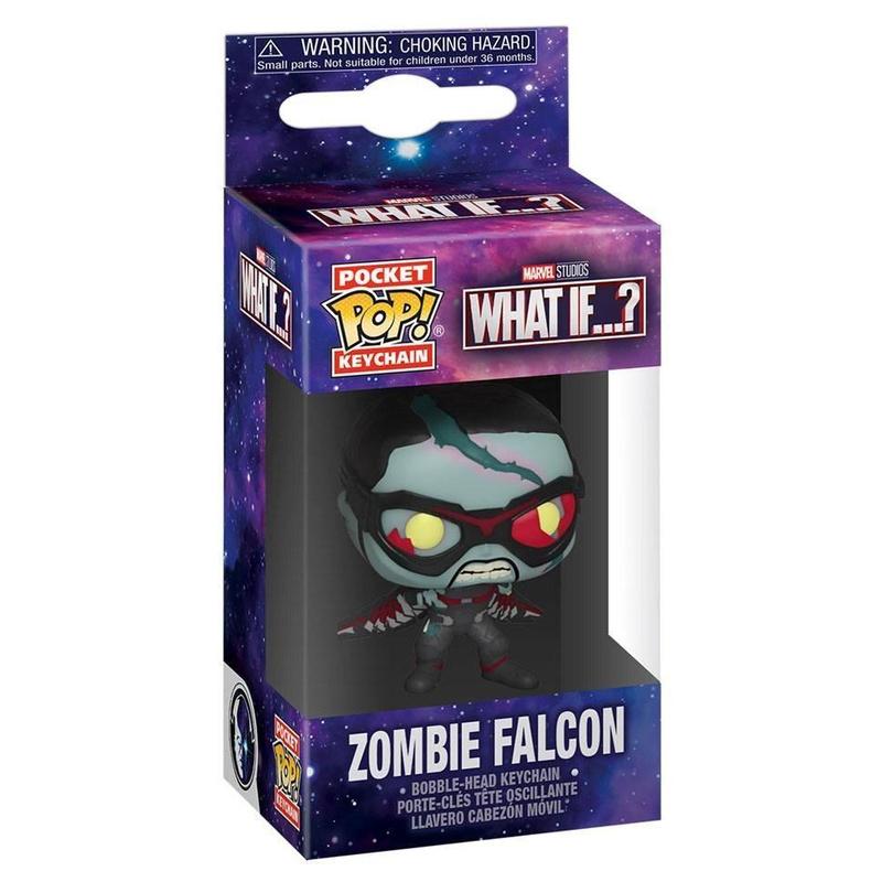 Funko POP Keychain: What If - Zombie Falcon