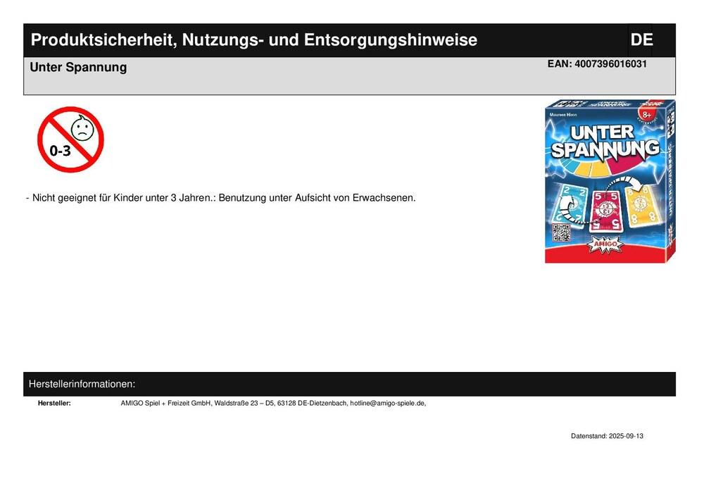 Unter Spannung