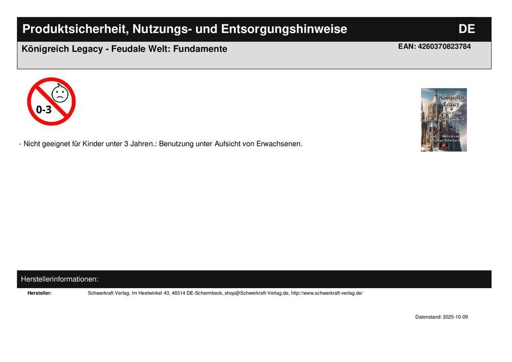 Königreich Legacy - Feudale Welt: Fundamente