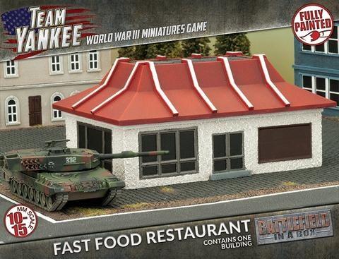 Modern: Fast Food Restaurant (x1), Full Painted Terrain