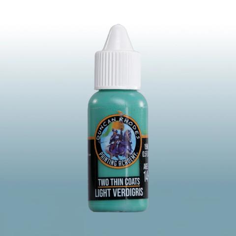 Two Thin Coats: Light Verdigris