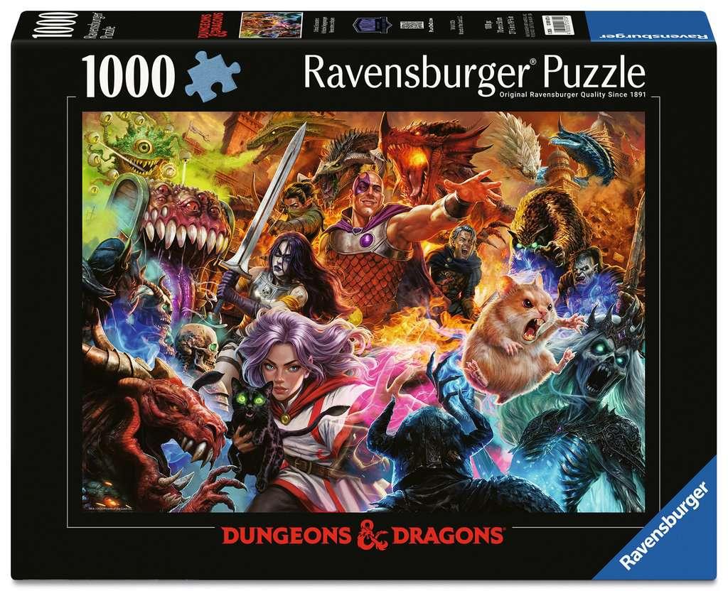 Erwachsenenpuzzle 1000 Teile - D&D - Critical Encounters