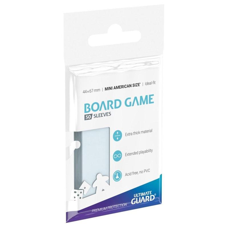 Premium Sleeves for Board Game Cards Mini American (50)