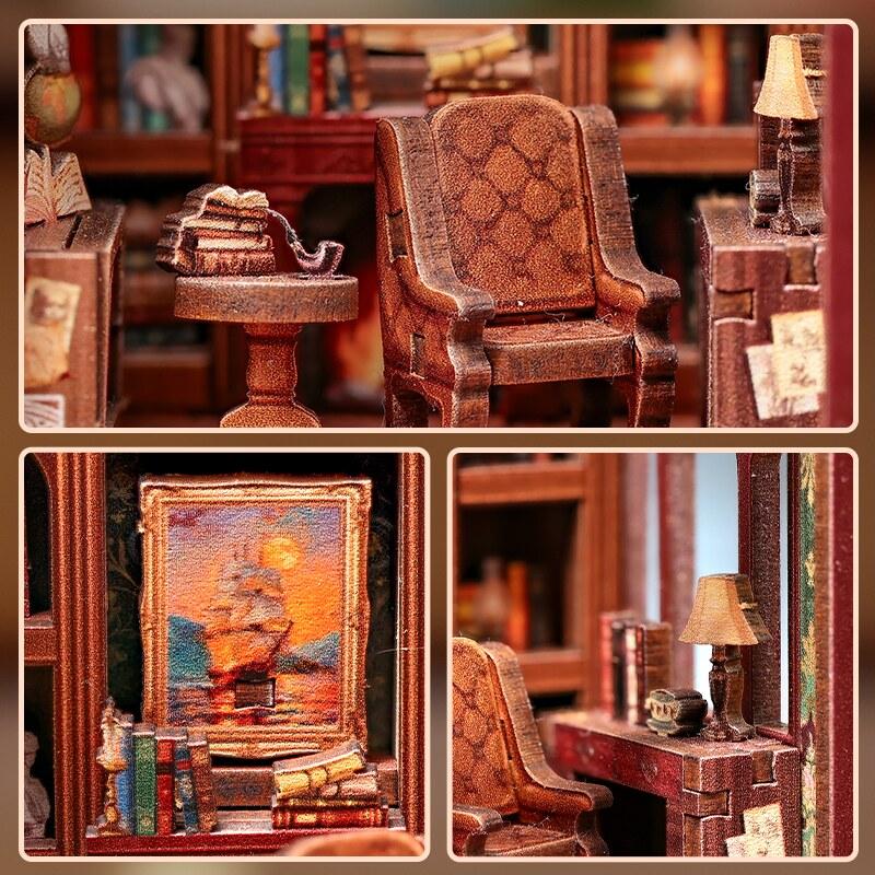 Gentleman's Lounge - DIY Mini Book Nook