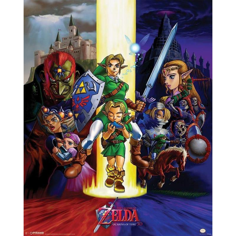 The Legend of Zelda: Poster Set Ocarina of Time (40 x 50 cm)