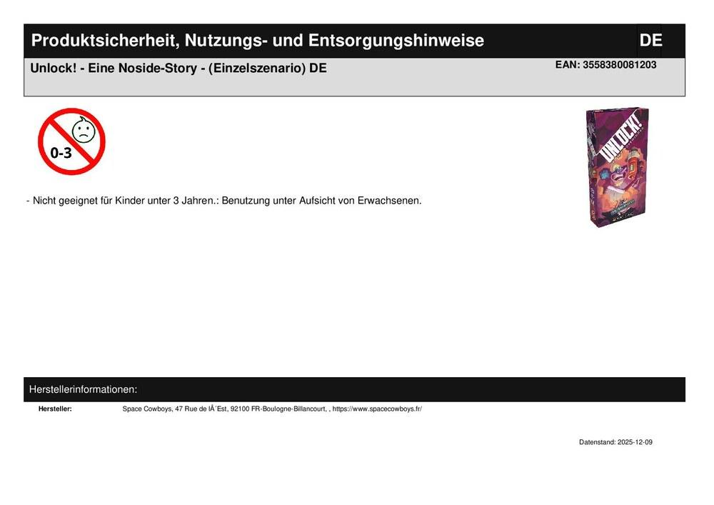 Unlock! - Eine Noside-Story - (Einzelszenario) DE