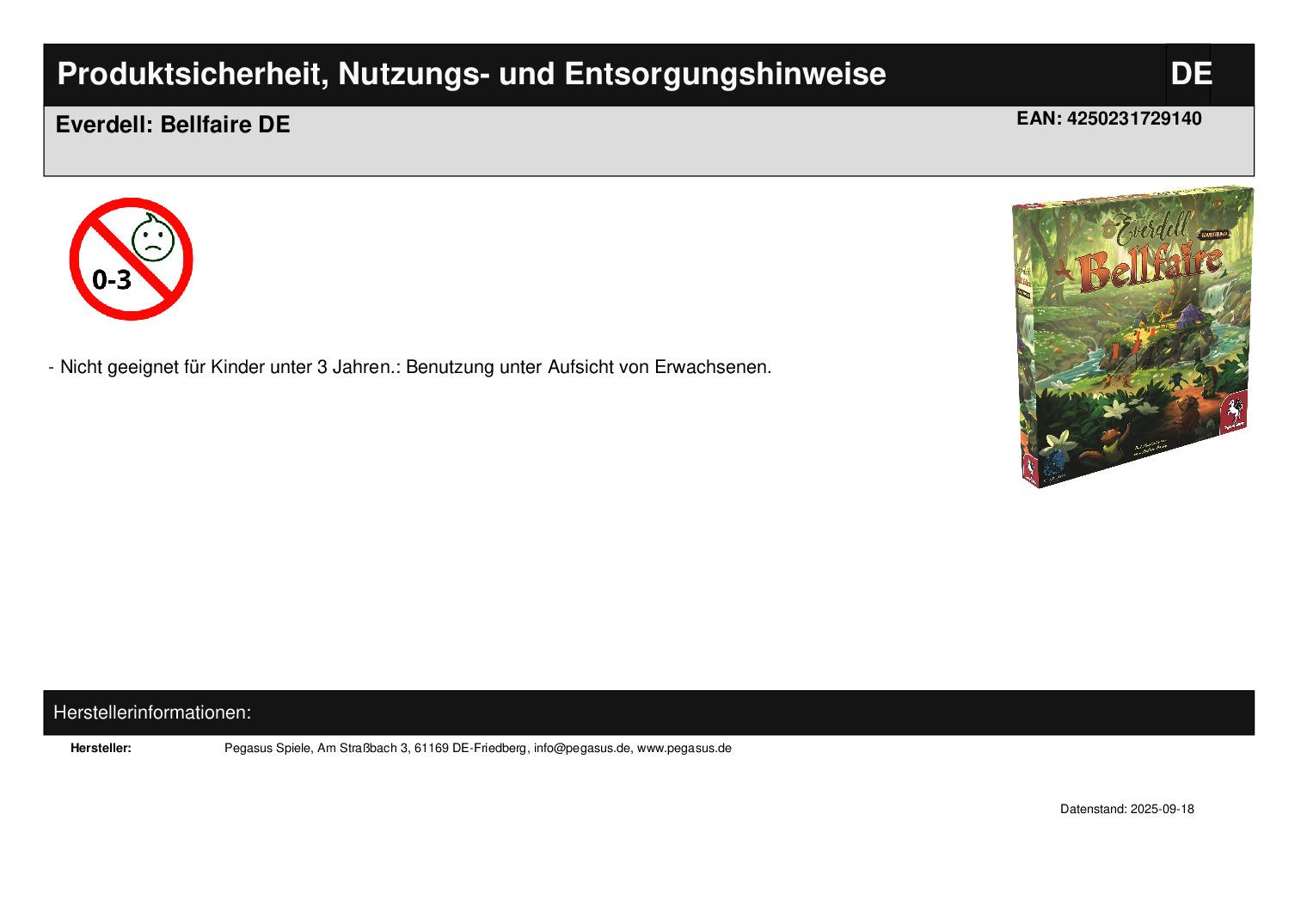 Everdell: Bellfaire DE