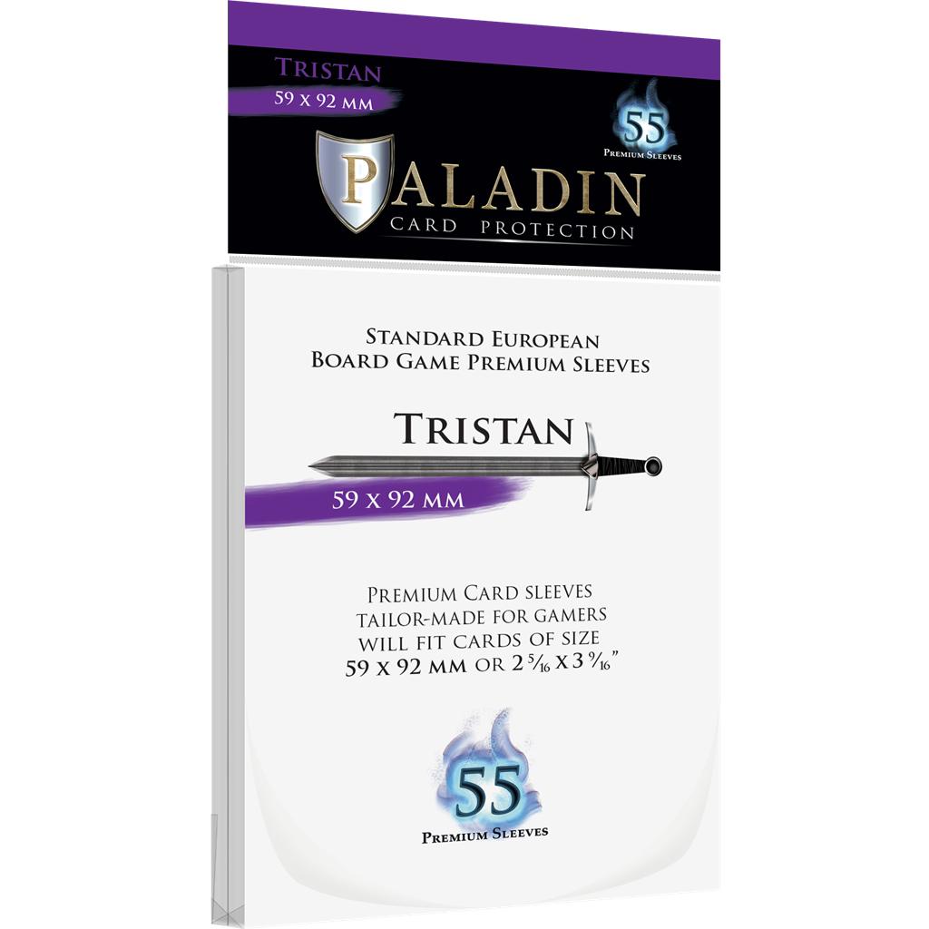Paladin Sleeves - Tristan Premium Standard European 59x92mm (55 Sleeves)