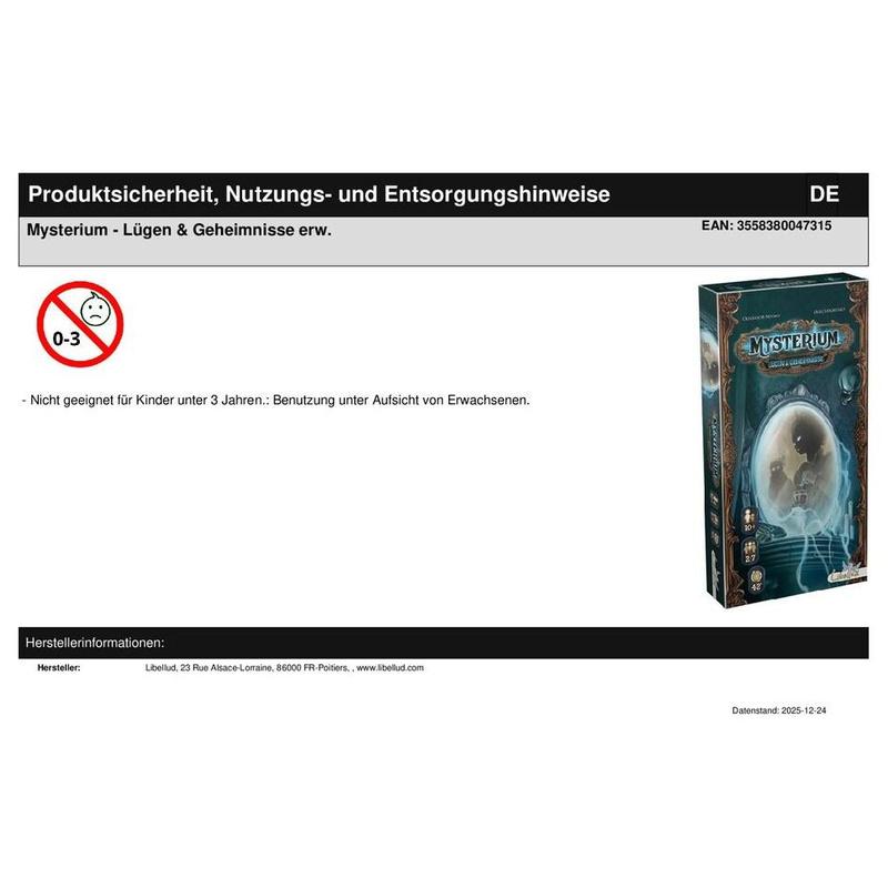 Mysterium - Lügen & Geheimnisse erw.