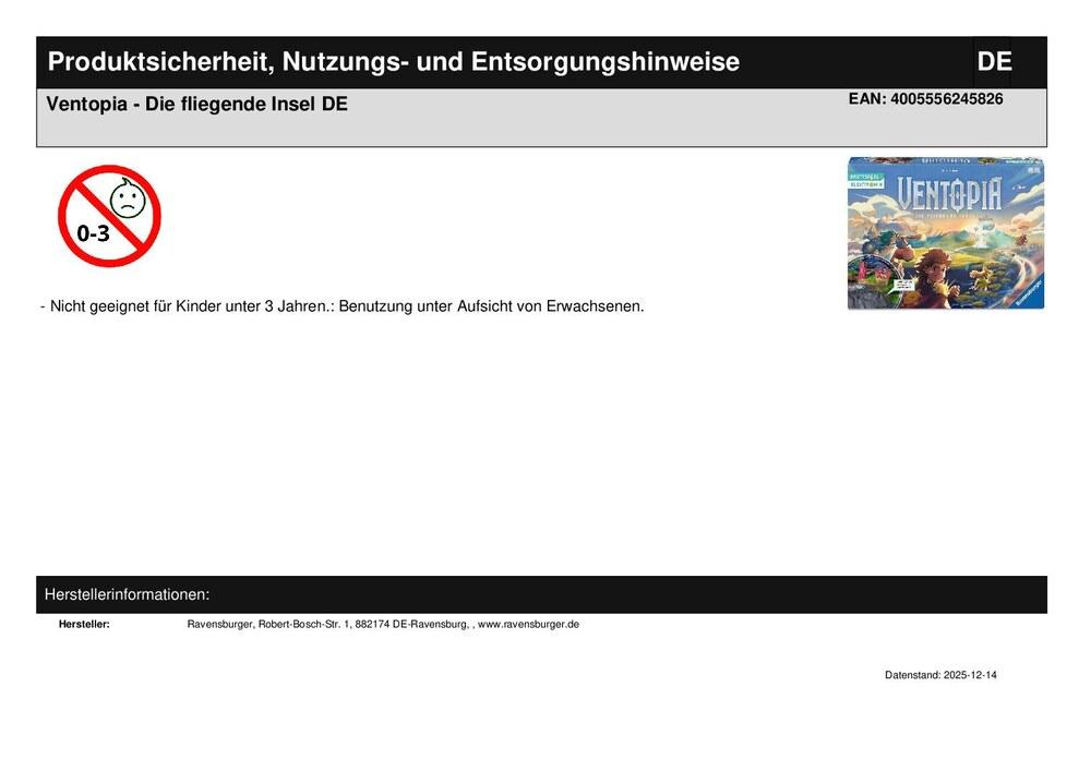 Ventopia - Die fliegende Insel DE