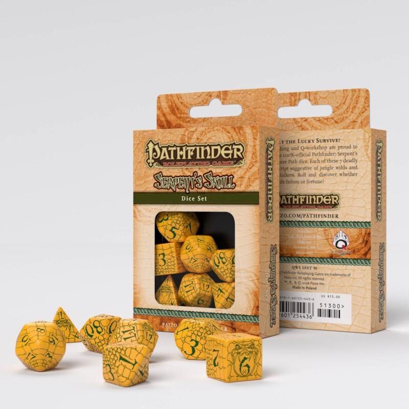 Q Workshop - Pathfinder Serpent's Skull Dice Set (7)