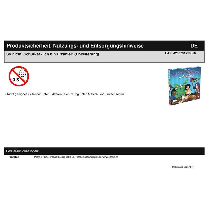 So nicht, Schurke! - Ich bin Erzähler! (Erweiterung)