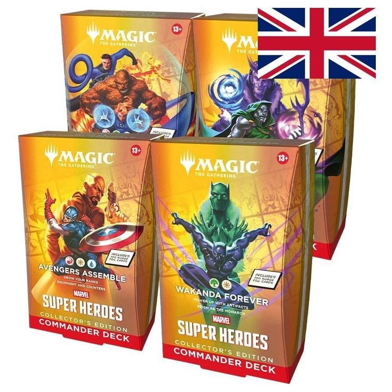 MTG - Marvel Super Heroes: Collector Commander Deck Display (4) EN