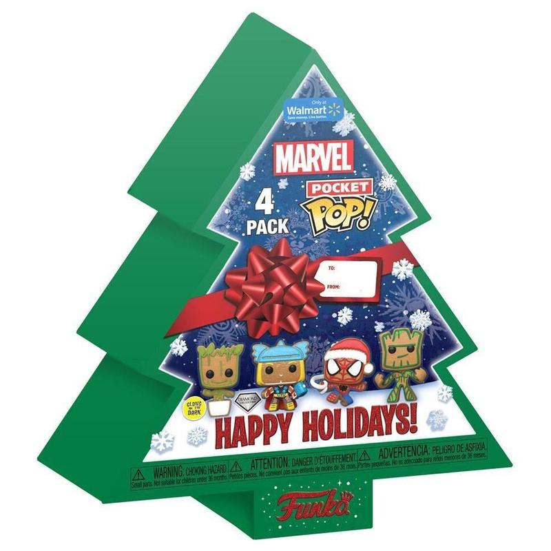 Pocket POP: Marvel- Tree Holiday Box 4PC