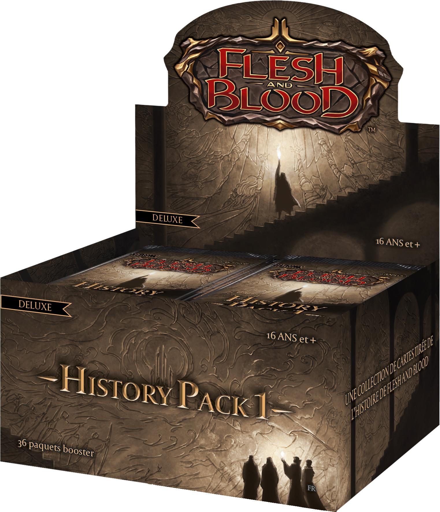 Flesh & Blood TCG - History Pack 1 Black Label Display (36 Packs) - FR