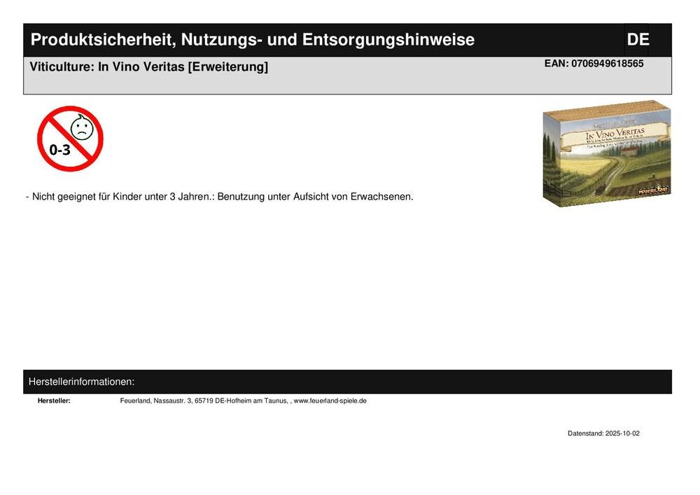Viticulture: In Vino Veritas [Erweiterung]